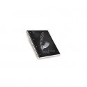 Quaderni spiralati A4 Pigna Mont Blanc Soft Touch assortiti - rigatura 1R - 100 ff - Conf. 5 pezzi - 02306881R