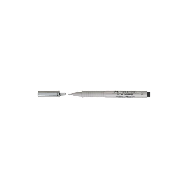 Penna punta in fibra Faber-Castell Ecco Pigment 0,4 mm 166499 (Conf.10)