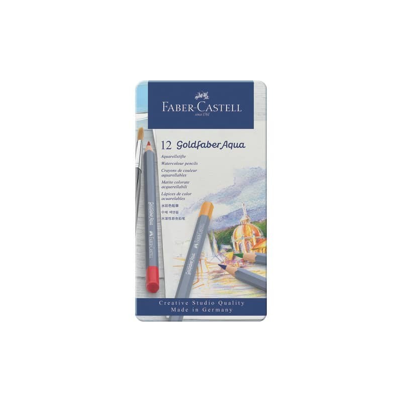 Matite acquarellabili Goldfaber Aqua Faber-Castell 12 colori Conf. 12 pezzi 114612