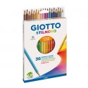 Matite colorate GIOTTO Stilnovo assortiti Astuccio da 36 - F256700