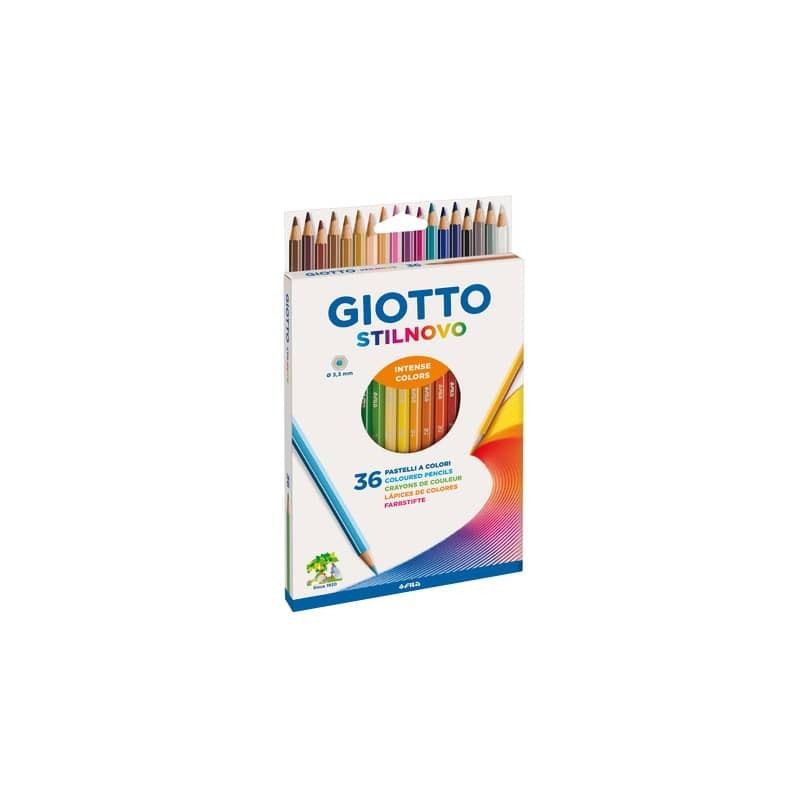 Matite colorate GIOTTO Stilnovo assortiti Astuccio da 36 - F256700