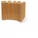 Scatola portaprogetti con bottone in cartone EURO-CART 35x25 cm dorso 10 cm FMCXCPECO10AV (Conf.5)