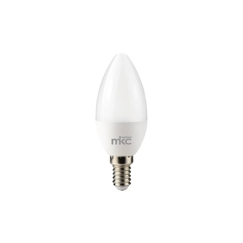 Lampadina MKC Candela LED E14 440 lumen bianco naturale 499048019