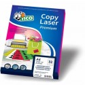 Etichette arancione fluo con angoli arrotondati TICO Copy Laser  99,1x34 mm 16 et/foglio - conf. 70 fogli LP4FA-9934