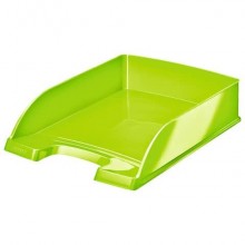 Vaschette portacorrispondenza Leitz WOW in polistirolo A4 verde lime metallizzato - 52263054 (Conf.5)