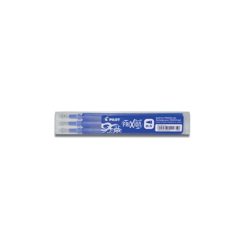 Refill sfera Pilot Frixion Ball 0,5 mm blu Set 3 pezzi -6571
