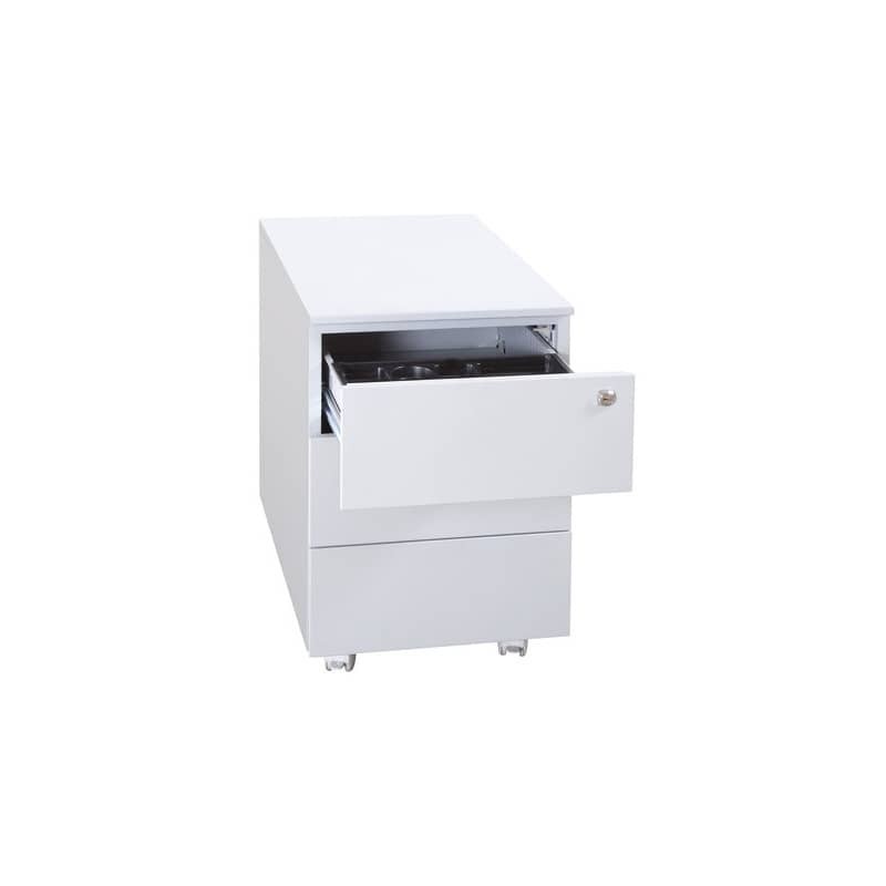 Cassettiera per cartelle sospese KUBO 3 cassetti su ruote 40x59x54 cm grigio 3903 G