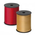 Nastro da regalo in rocchetto Brizzolari 10 mm x 250 mt rosso metallizzato 3870.ROSSO