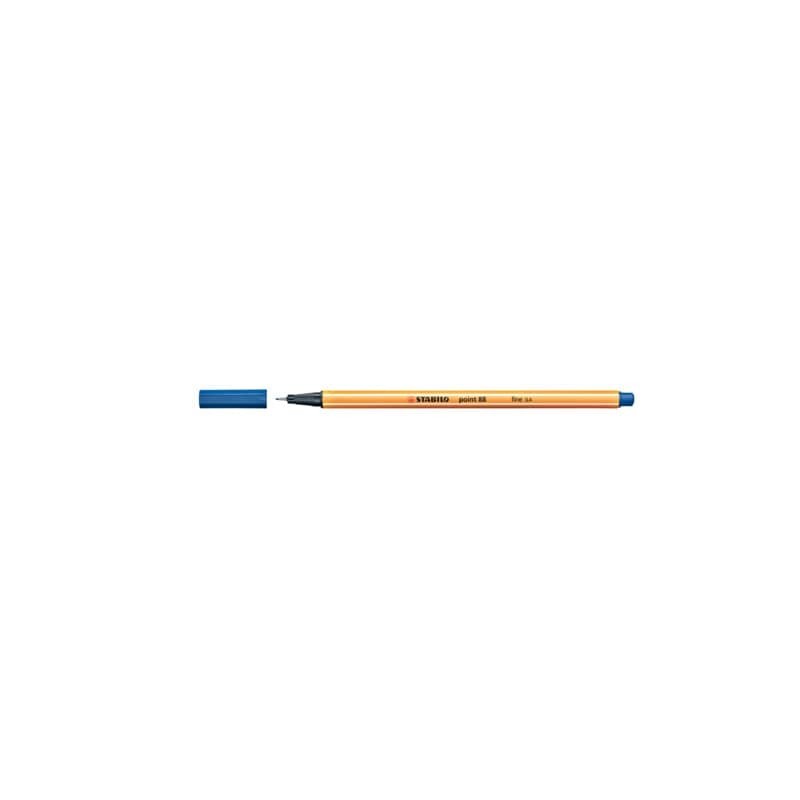 Fineliner Stabilo Point 88® 0,4 mm blu scuro - 88/41 (Conf.10)