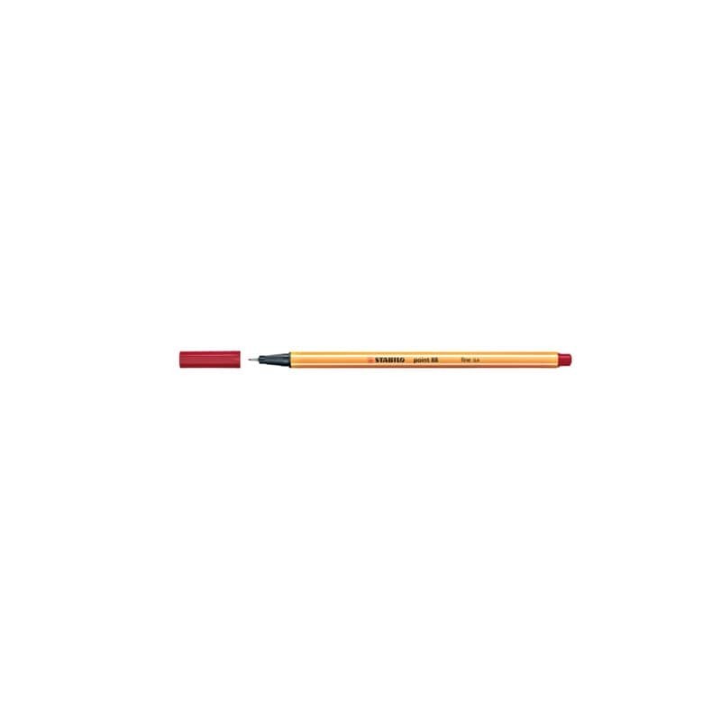 Fineliner Stabilo Point 88® 0,4 mm rosso cremisi - 88/50 (Conf.10)