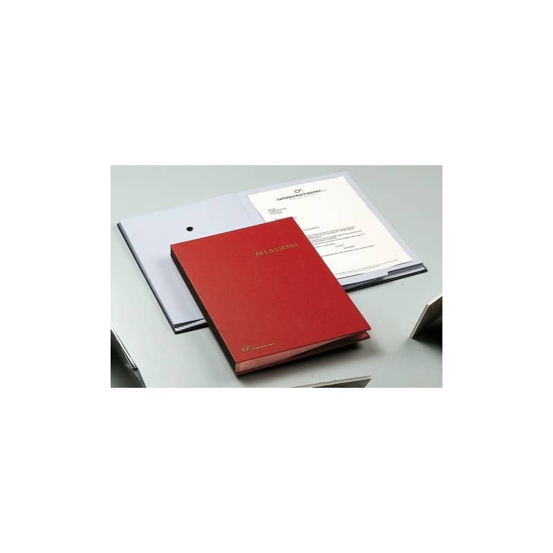 Libro Firma Fraschini 18 intercalari con fori blu 618-A-DB