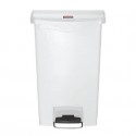 Contenitore in resina Rubbermaid Slim Jim® Step-On bianco 50 L 1883557
