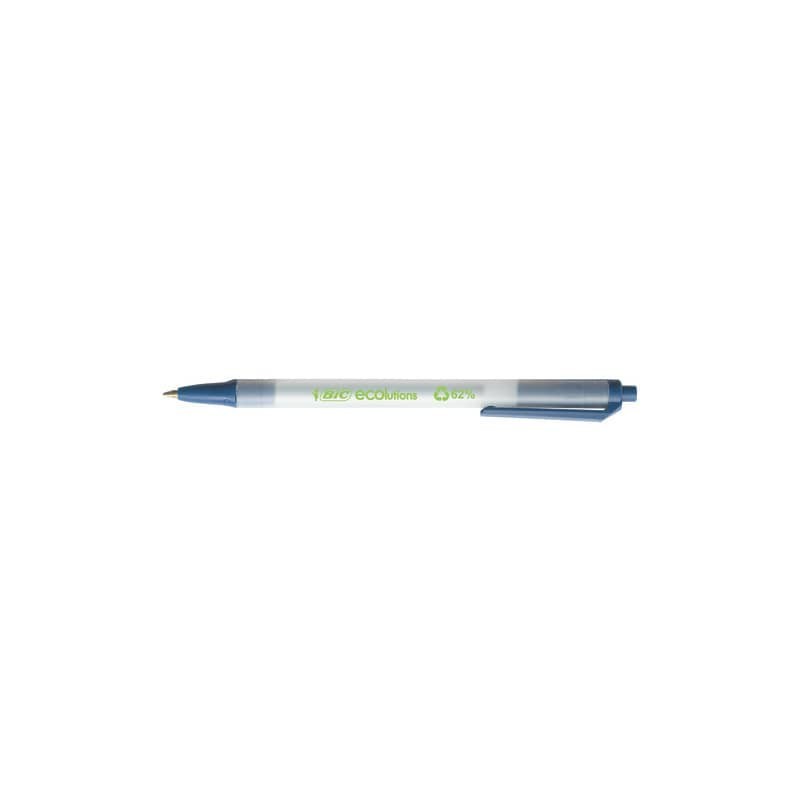 Penna ecologica a scatto BIC ECOlutions Clic Stic 1 mm blu 8806891 (Conf.50)