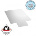 Tappeto protettivo a U Floortex CLEARTEX® ValuMat™ 120x130 cm- pavimenti duri - trasparente FC1213017LV