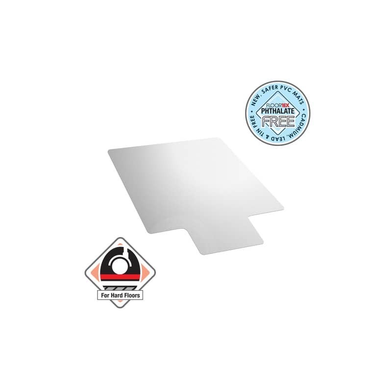 Tappeto protettivo a U Floortex CLEARTEX® ValuMat™ 120x130 cm- pavimenti duri - trasparente FC1213017LV