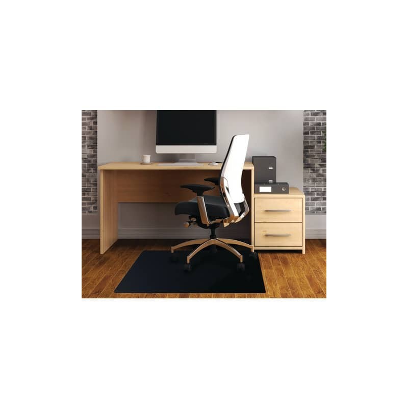 Tappeto protettivo Floortex CLEARTEX® AdvantageMat Black 90x120 cm - pavimenti duri - FC123648HEBV