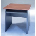 Scrivania Frensy Venice 80x80x72 cm piano ciliegio - fianchi a pannello antracite - UVES80