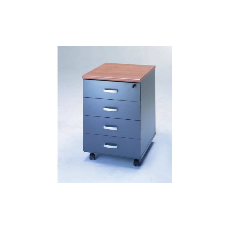 Cassettiera con 4 cassetti Frensy Venice 44x52x63 cm Ciliegio/Antracite UVEC4C