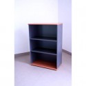 Mobile medio a giorno Frensy Venice 2 ripiani doppia larghezza 90x45x130 cm Ciliegio/Antracite - UVEM139