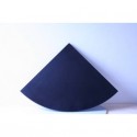 Raccordo 90° Frensy Venice 80x80 cm laccato nero UVEA90