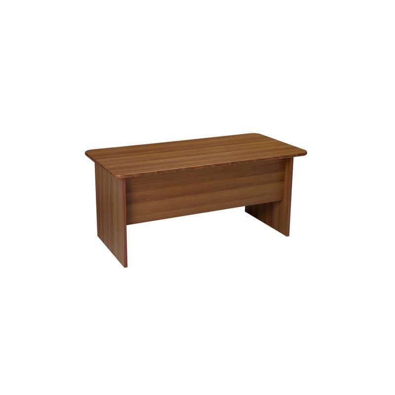 Scrivania Frensy BYTE 130x80x72 cm fianchi a pannello noce tabacco UFBNS13