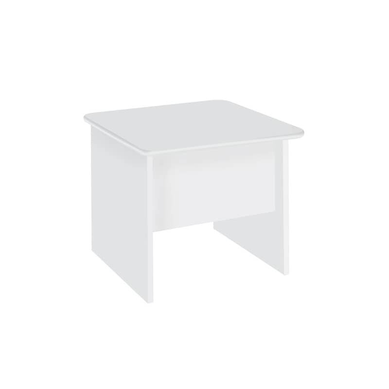 Scrivania Frensy BYTE 80x80x72 cm fianchi a pannello grigio UBGS80