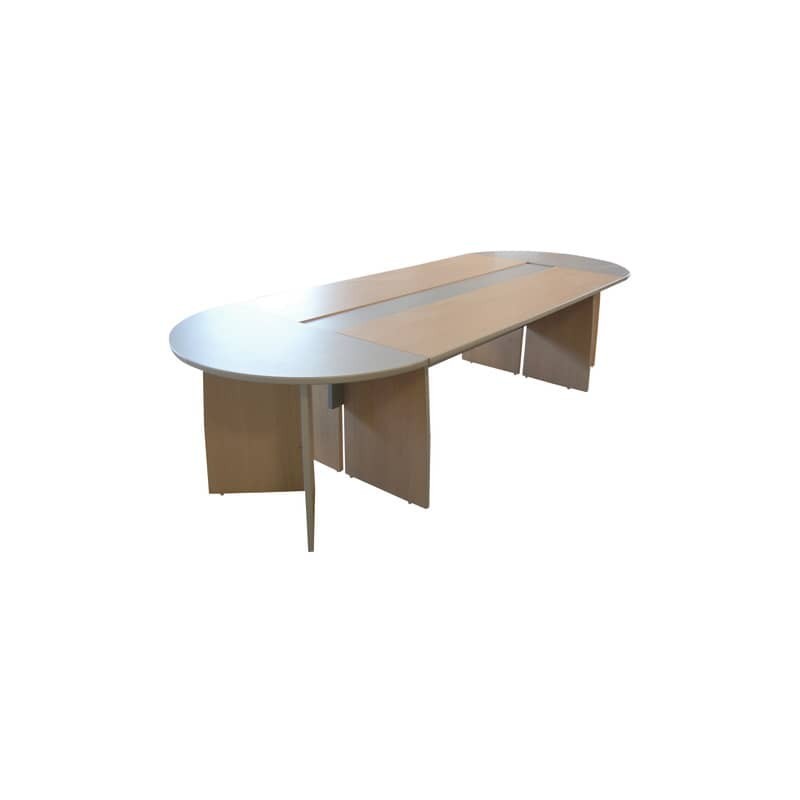 Tavolo riunioni Frensy EMOTION 310x110x72 cm rovere/argento UEMTR31