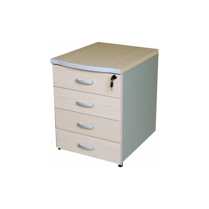 Cassettiera 4 cassetti Frensy EMOTION 44x55x63 cm rovere UEMS4C
