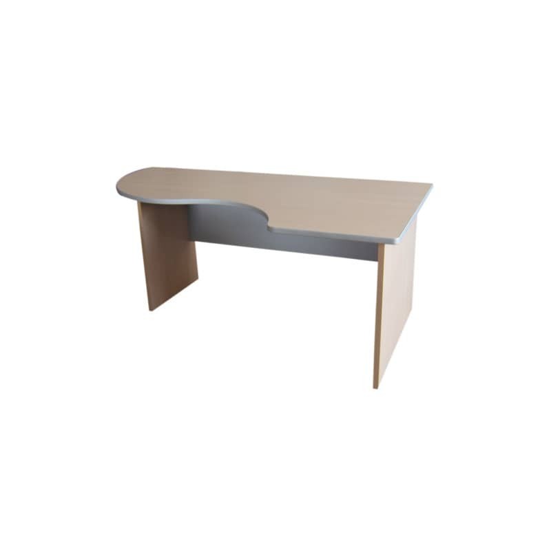 Scrivania informatica con semipenisola destra Frensy EMOTION 180x100x72 cm rovere - UEMWS18D