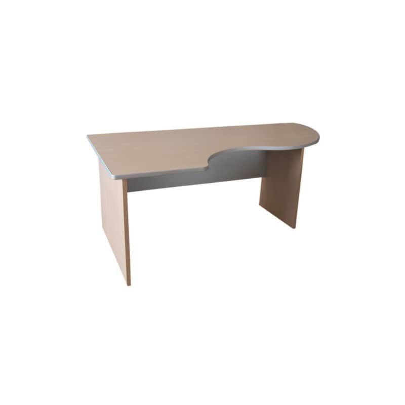 Scrivania informatica con semipenisola sinistra Frensy EMOTION 180x100x72 cm rovere - UEMWS18S