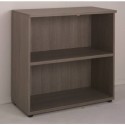 Mobile basso a giorno Frensy Larix 1 ripiano doppia larghezza 90x45x90 cm rovere grigio ULAGM99