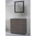 Coppia ante mobile basso Frensy Larix 90x90 cm rovere grigio ULAGAT99