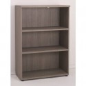 Mobile medio a giorno Frensy Larix 2 ripiani doppia larghezza 90x45x130 cm rovere grigio ULAGM13