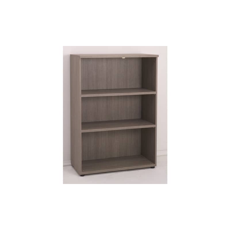 Mobile medio a giorno Frensy Larix 2 ripiani doppia larghezza 90x45x130 cm rovere grigio ULAGM13