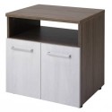 Mobile di servizio Frensy Florence 60x52x63 cm olmo - ante frassino chiaro UFLMS