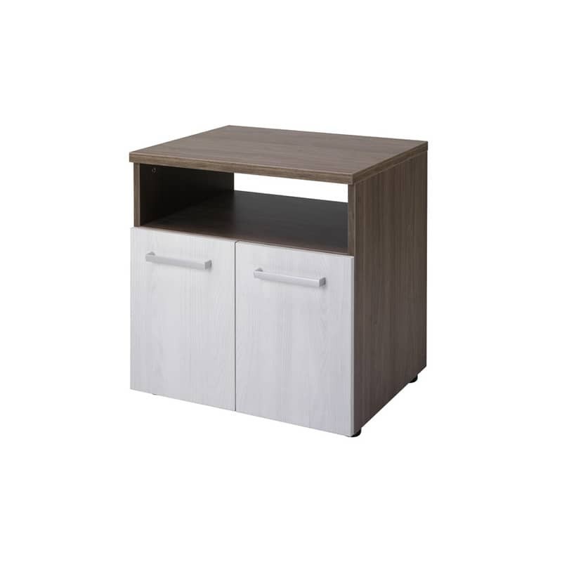 Mobile di servizio Frensy Florence 60x52x63 cm olmo - ante frassino chiaro UFLMS