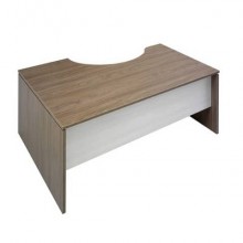 Scrivania informatica Frensy Florence semipenisola a destra 160x100x72 cm fianchi a pannello - olmo - UFL16DX