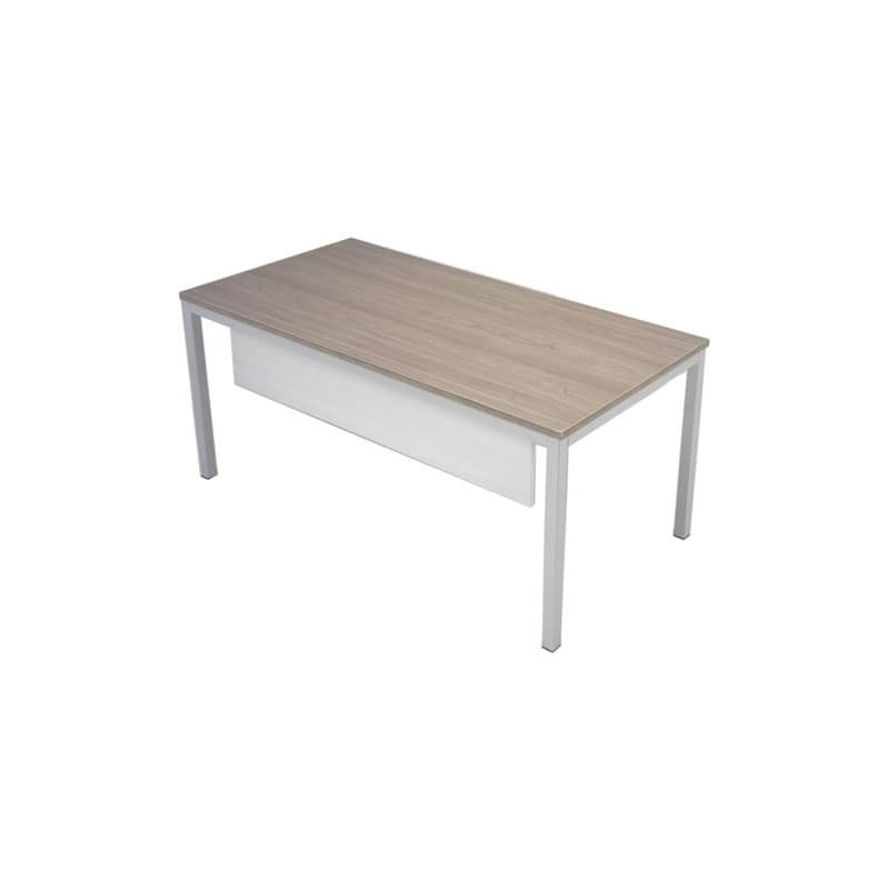 Scrivania con gambe metalliche Frensy Florence 140x80x72 cm olmo frassino chiaro - UFLSM14