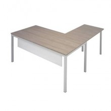 Allungo scrivania Frensy Florence gambe metalliche 80x60x72 cm olmo UFLAL