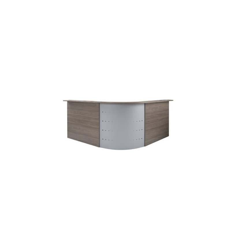 Angolo per scrivania reception Frensy Florence 96x96x115 cm olmo UFLAR