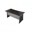 Scrivania Frensy Spirit fianchi a pannello 180x80x72 cm wengé USPWS18