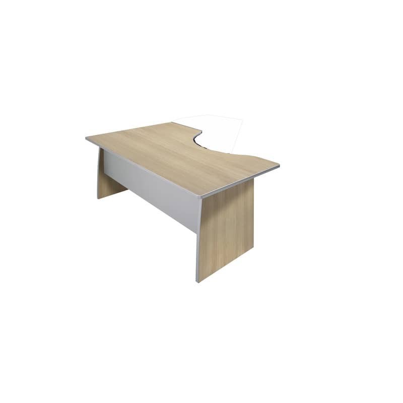 Scrivania informatica Frensy Spirit con semipenisola destra 180x100x72 cm rovere - USPRSI18DX