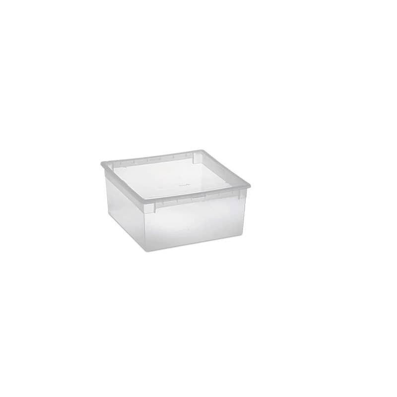 Contenitore multiuso TERRY Light Box L 23 lt. trasparente 37,8x39,6x18,5 cm 1001380