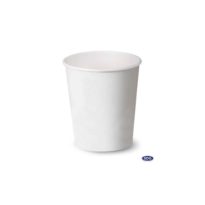 Bicchiere 3oz (85ml) Bianco in cartoncino Scatolificio del Garda Bianco - Conf. 50 pezzi - 104-00-S