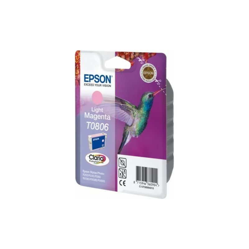 Cartuccia inkjet Colibrì Claria T0801/blister RS Epson magenta C13T08064011