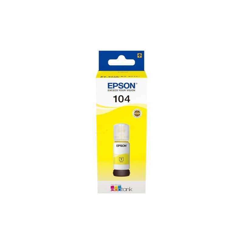 Inchiostro in bottiglia Epson 104 EcoTank giallo C13T00P440