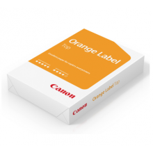 Carta per fotocopie A4 Orange Label Top Canon 80 gr bianco risma da 500 fogli (Pallet 240 risme)