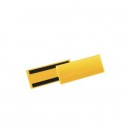 Tasche per identificazione a fissaggio magnetico DURABLE 223x81,5 mm giallo Conf. 50 pz - 1757-04