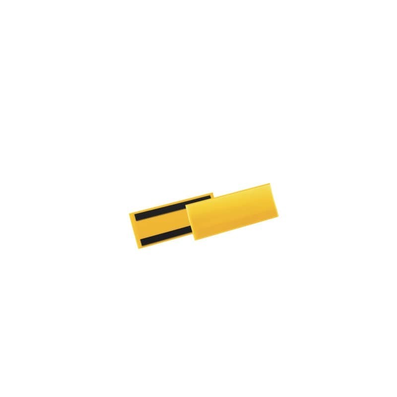 Tasche per identificazione a fissaggio magnetico DURABLE 223x81,5 mm giallo Conf. 50 pz - 1757-04
