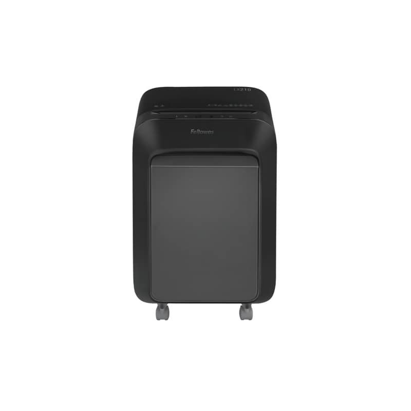 Distruggidocumenti uso moderato Fellowes Powershred LX210 - P-4 - 23 L - nero - taglio a miniframmenti 4x12 mm FW5502501